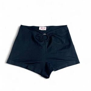 Fragile Women's High Waist Black Shorts